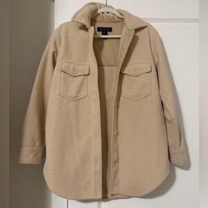 Rachel Zoe Tan Shirt Jacket